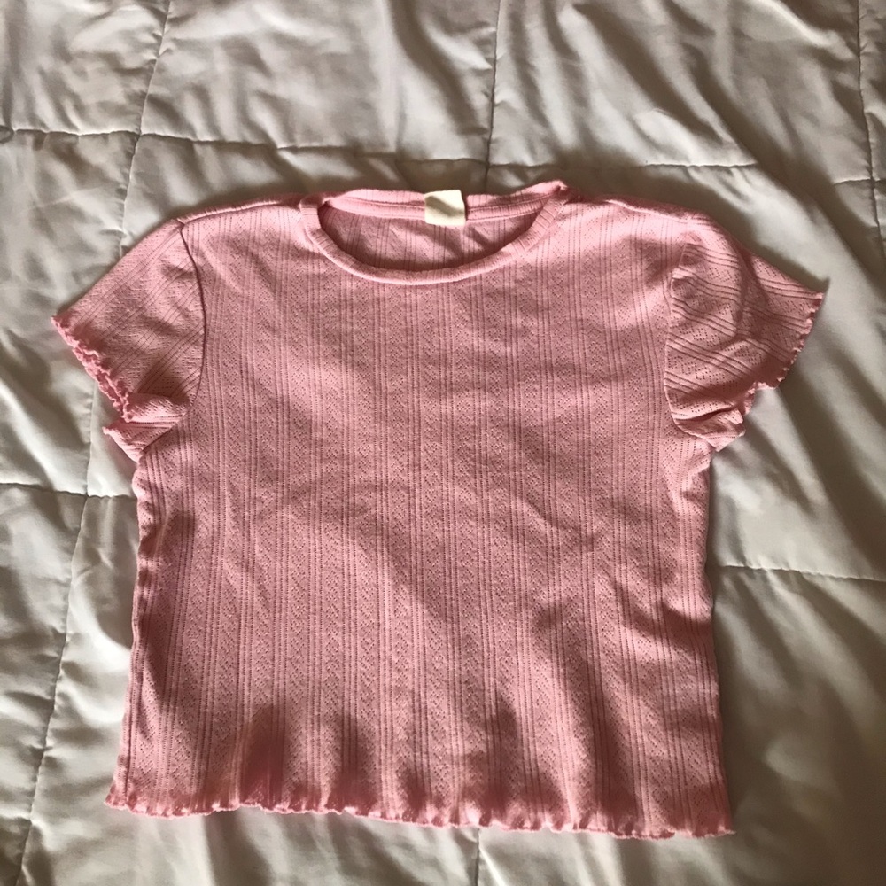 Heart-Lined Crop Top